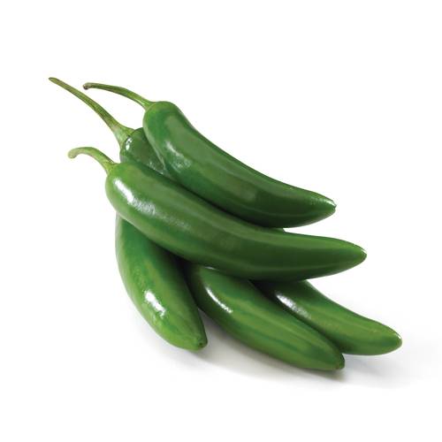 Pepper - Green Serrano - 1lb