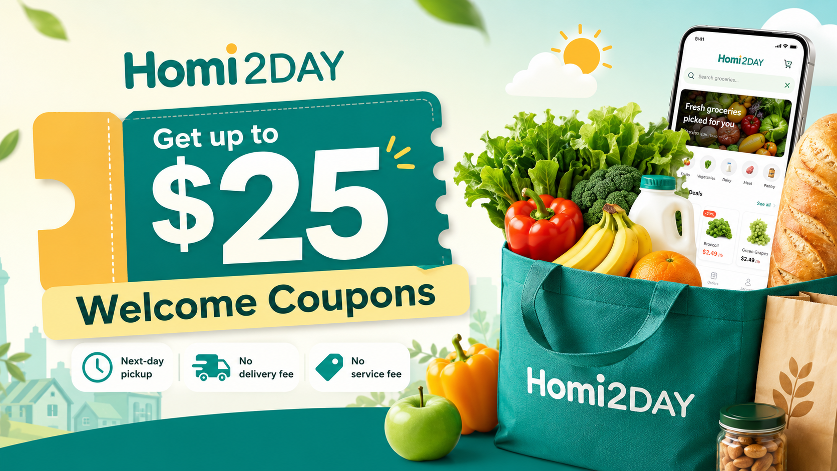 Up to $25 Welcome Coupons